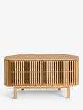 John Lewis Small Slatted TV Stand for TVs up to 60", Oak