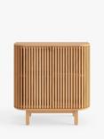 John Lewis Slatted 2 Door Cabinet, Natural