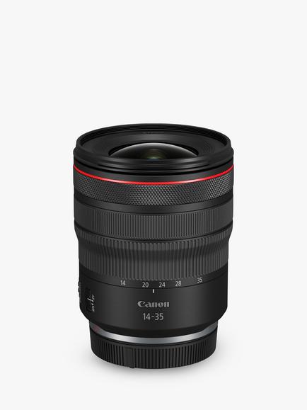 Canon RF 14-35mm f/4L IS USM Lens - view 2, Black