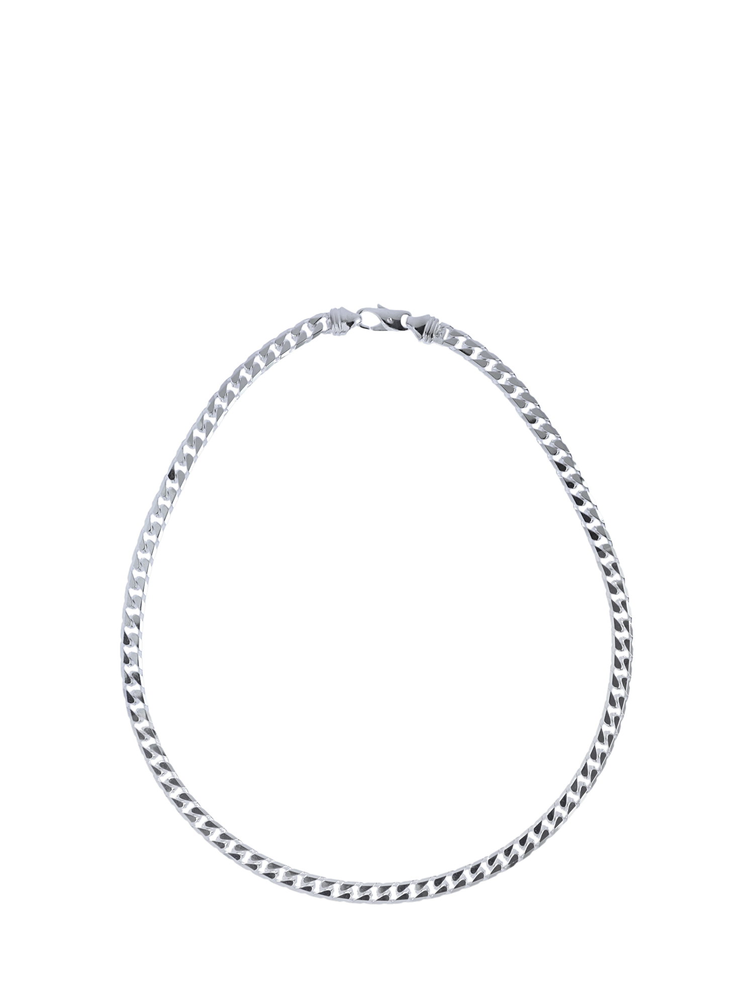 Curb Chain Nina B Necklaces Nina B Men's Sterling Silver Heavy