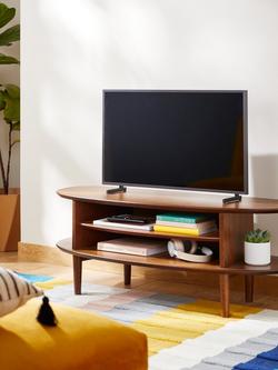 John Lewis Wing TV Stand, Brown