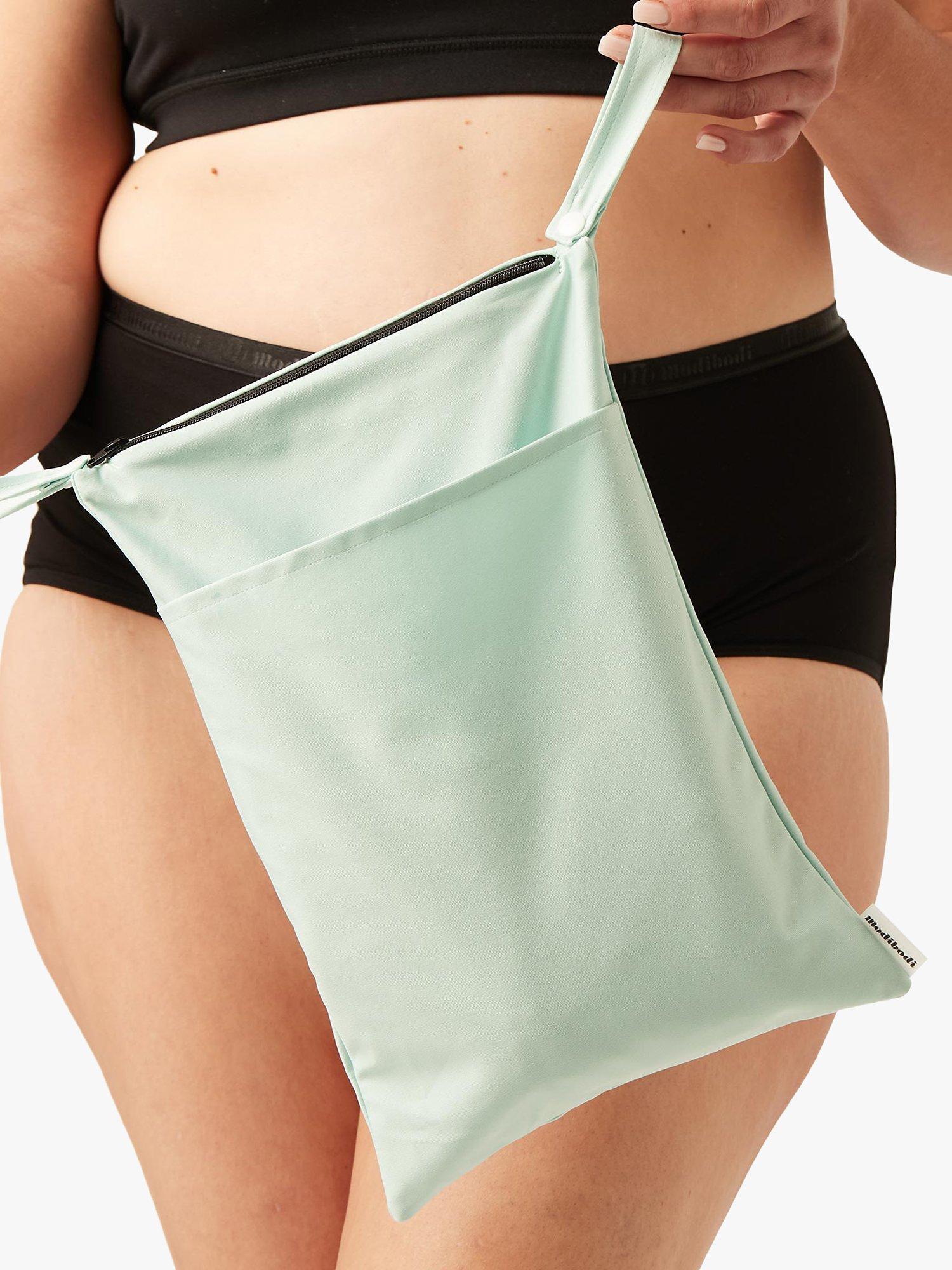 Modibodi Reusable Nappy Bag, Sage