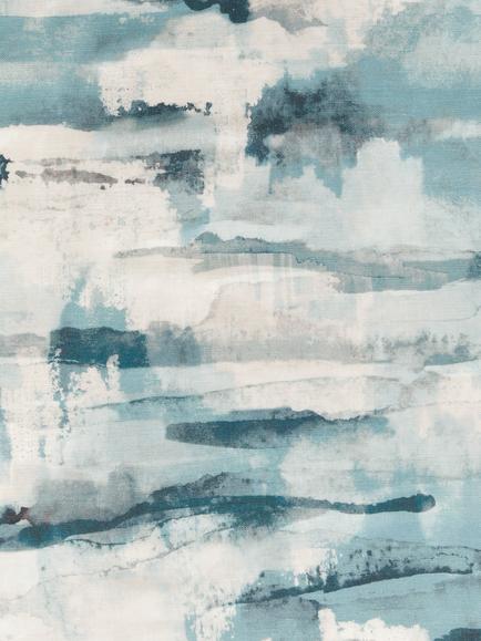 John Lewis Shiomi Made to Measure Curtains or Roman Blind, Teal, Teal