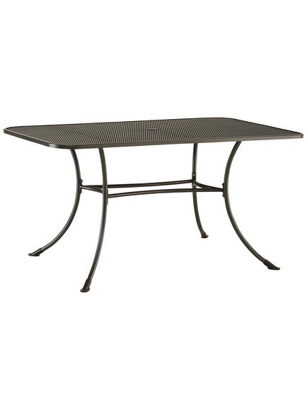 John Lewis Henley by KETTLER 6-Seater Rectangular Garden Dining Table, 160cm, Iron Grey, Iron Grey