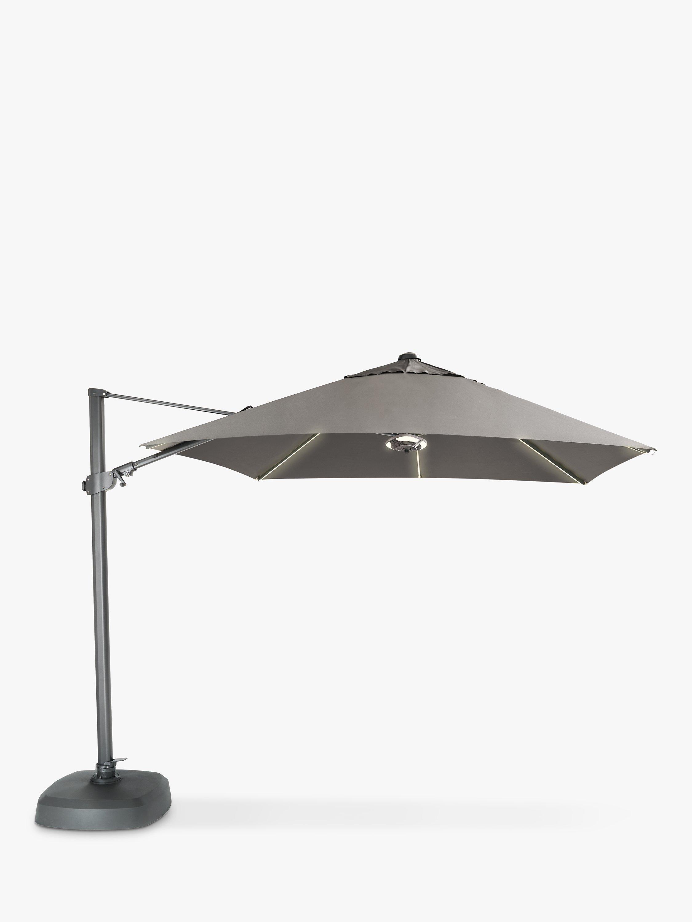 KETTLER Freestanding LED Light Parasol & Base with Wireless Speakers, 3m