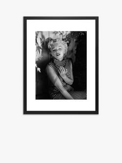Brookpace Lascelles 'Marilyn Monroe at Home' Framed Print & Mount, 55.5 x 45.5cm, Black/White, Black/White
