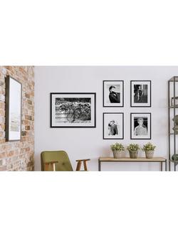 Brookpace Lascelles Amsterdam Bicycle Framed Photographic Print & Mount, 65.5 x 85.5cm, Black/White - view 2, Black/White