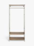 John Lewis Restoration Clothes Rail with Shelves, Antique Grey