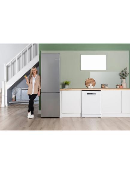 Bosch Series 4 Freestanding 70/30 Fridge Freezer, KGN392WDFG, KGN392LDFG - view 2, Innox Look