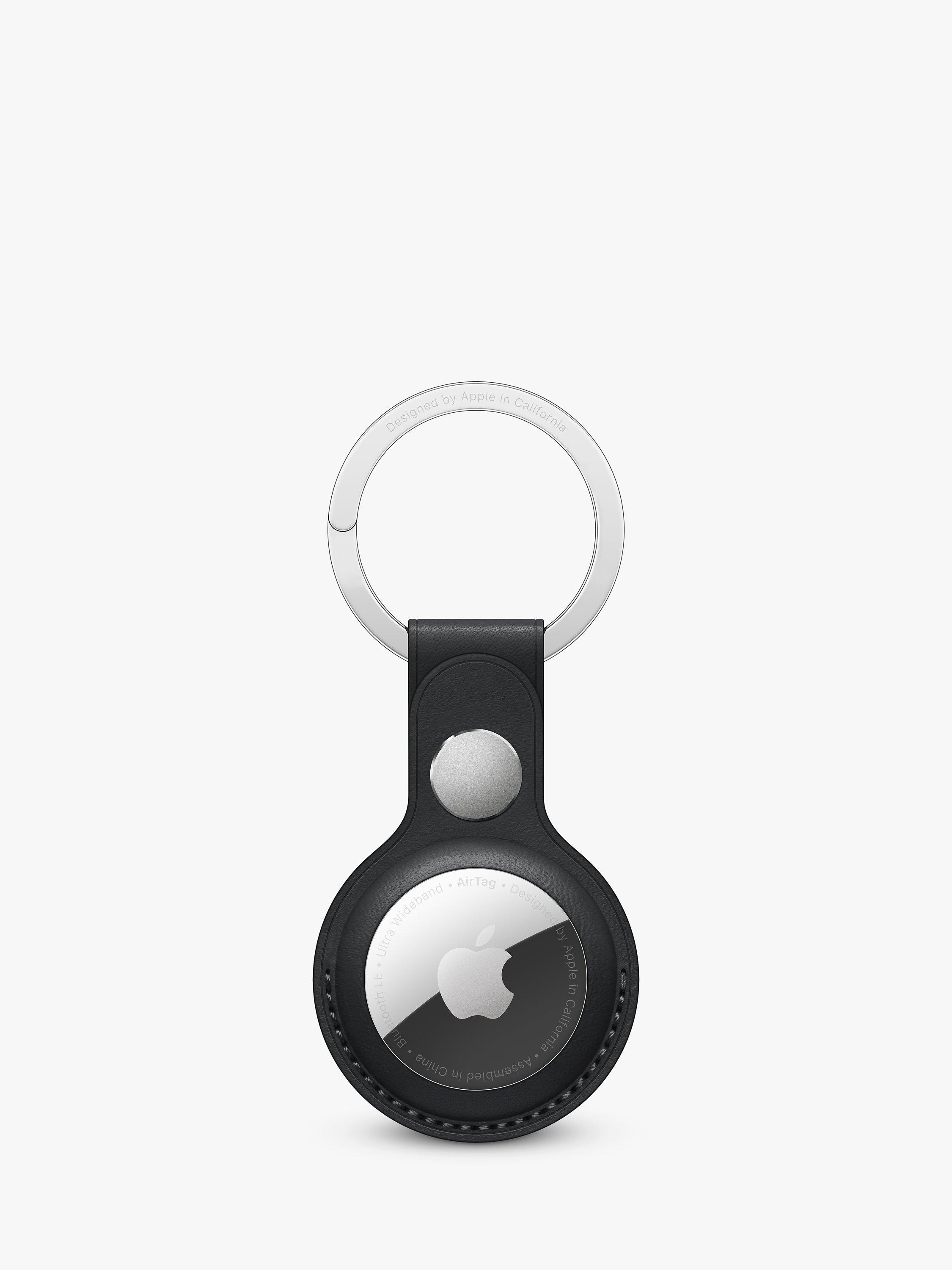 Apple AirTag Leather Key Ring, Midnight