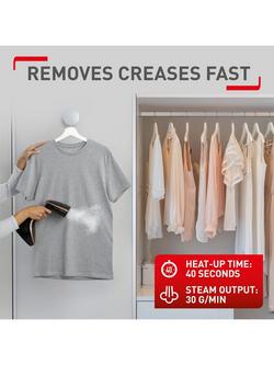 Tefal Access Steam Care DT9100 Handheld Clothes Steamer, Black/Copper - view 2, Black/Rose Gold