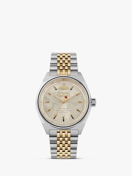 Vivienne Westwood VV251WGSG Women's Lady Sydenham Bracelet Strap Watch, Multi/Pale Grey, Multi/Pale Grey