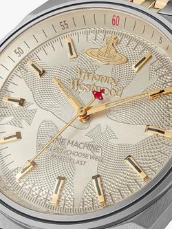 Vivienne Westwood VV251WGSG Women's Lady Sydenham Bracelet Strap Watch, Multi/Pale Grey - view 2, Multi/Pale Grey