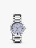 Vivienne Westwood VV246LBLSL Women's Poplar Bracelet Strap Watch, Silver/Blue