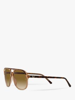 Ray-Ban RB2198 Unisex Square Sunglasses, Havana/Brown Gradient - view 2, Havana/Brown Gradient