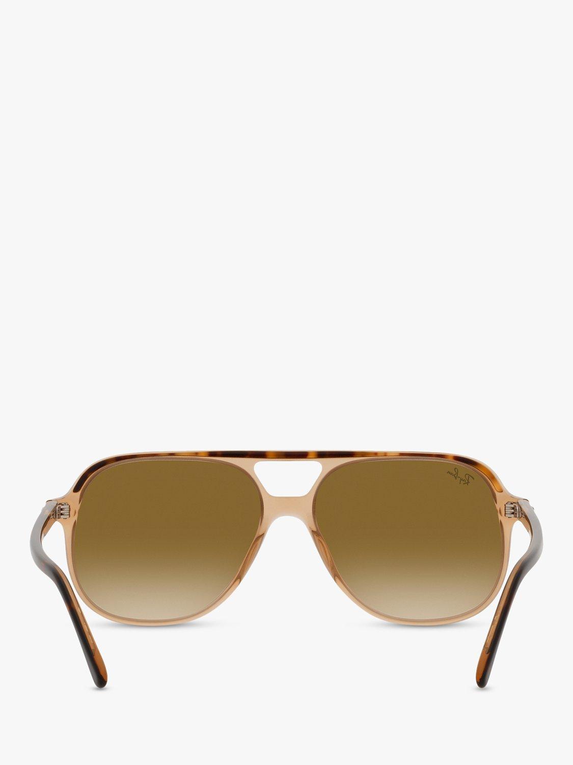 Product image 7 of 7, which shows Ray-Ban RB2198 Unisex Square Sunglasses, Havana/Brown Gradient