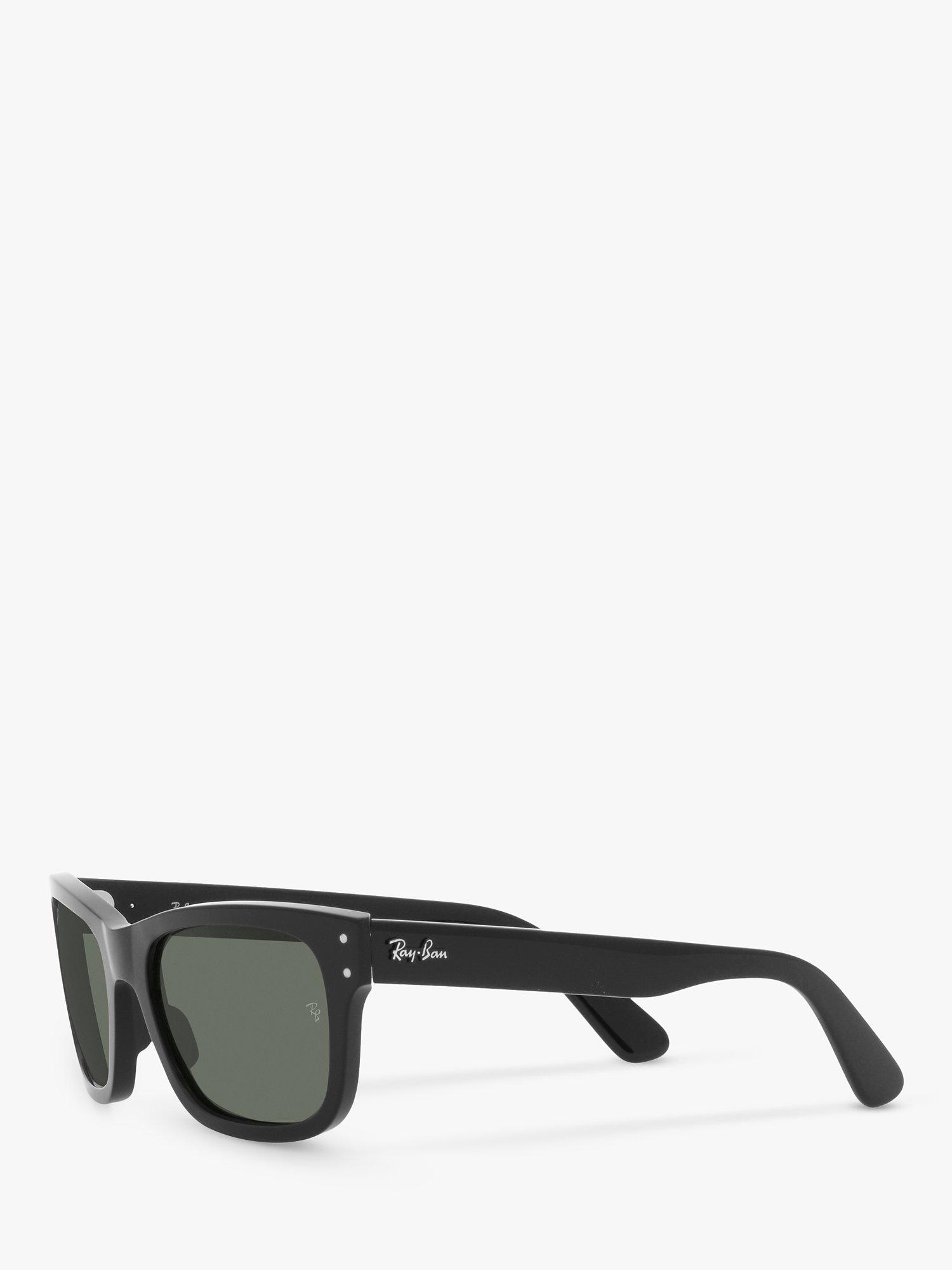 Product image 2 of 5, which shows Ray-Ban RB2283901 Men's Polarised Sunglasses, Black/Green
