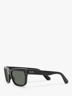 Ray-Ban RB2283901 Men's Polarised Sunglasses, Black/Green - view 2, Black/Green
