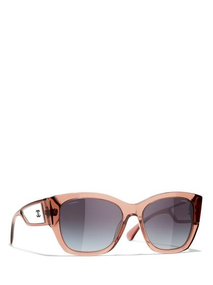 CHANEL Irregular Sunglasses CH5429 Light Brown/Grey Gradient, Light Brown/Grey Gradient