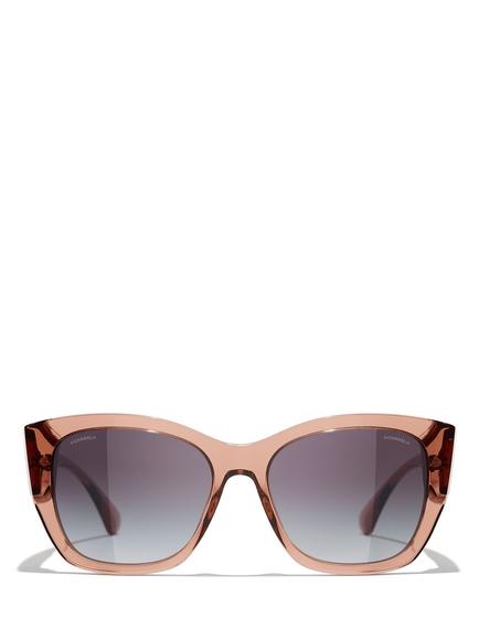CHANEL Irregular Sunglasses CH5429 Light Brown/Grey Gradient - view 2, Light Brown/Grey Gradient