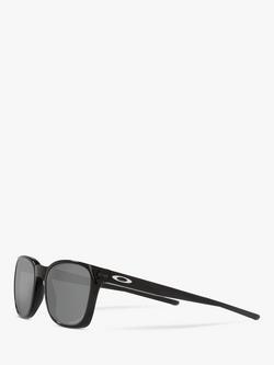 Oakley OO9018 Men's Objector Polarised Sunglasses, Black Ink/Grey - view 2, Black Ink/Grey