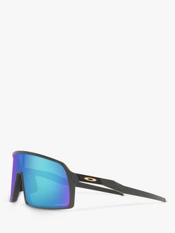 Oakley OO9406 Men's Sutro Prizm Rectangular Sunglasses - view 2, Matte Carbon/Mirror Blue