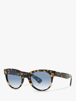 Ray-Ban RB2199 Unisex Phantos Sunglasses, Yellow Havana, Yellow Havana