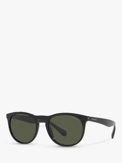 Emporio Armani AR814958 Men's Pillow Sunglasses, Black/Green, Black/Green