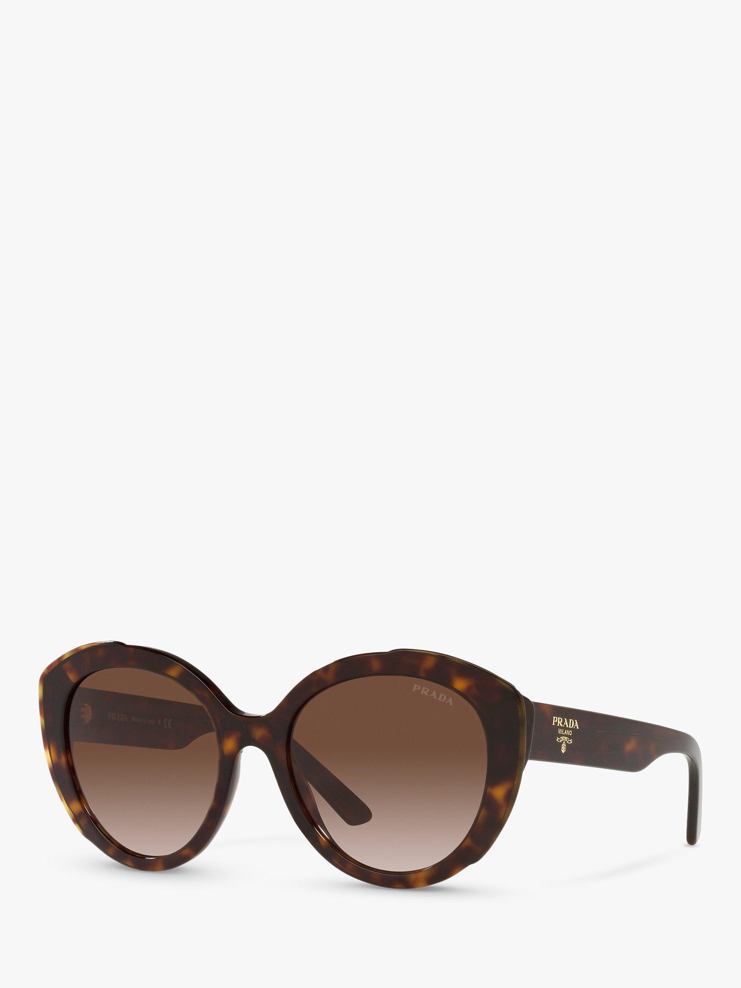 Prada PR01YS Women's Cat's Eye Sunglasses, Havana