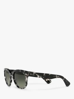 Ray-Ban RB2199 Unisex Phantos Sunglasses, Grey Havana/ Gradient - view 2, Grey Havana/Gradient