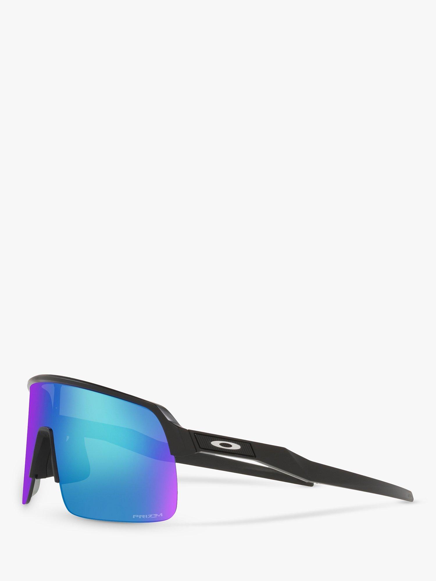 Oakley OO9463 Men's Sutro Lite Prizm Rectangular Sunglasses, Matte Black/Mirror Blue