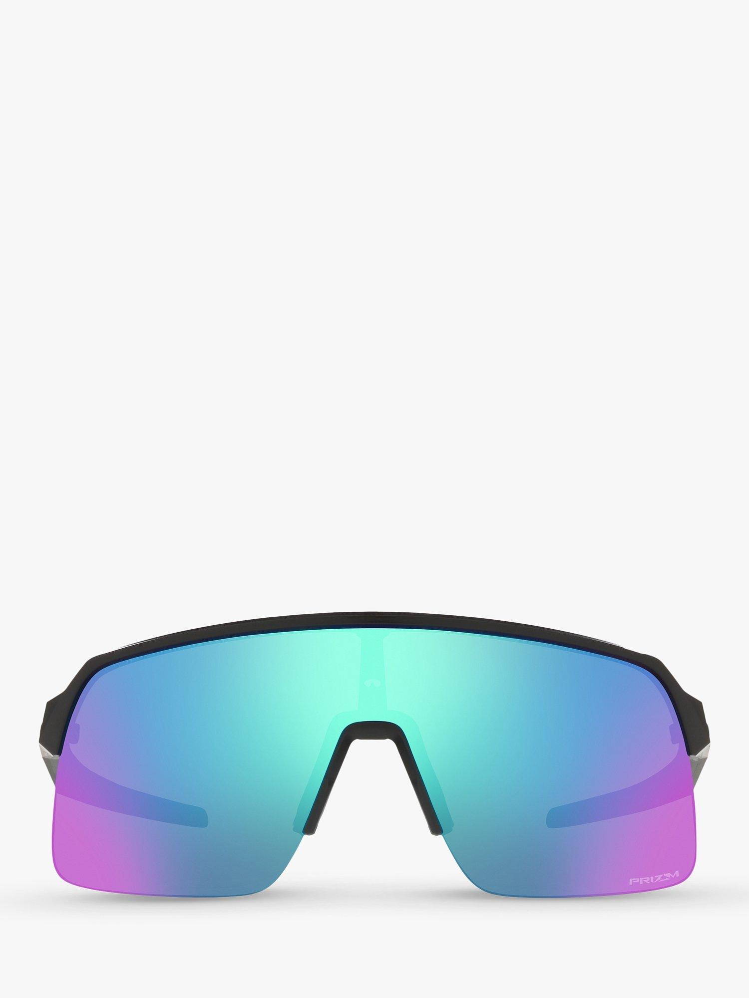 Oakley OO9463 Men's Sutro Lite Prizm Rectangular Sunglasses, Matte Black/Mirror Blue