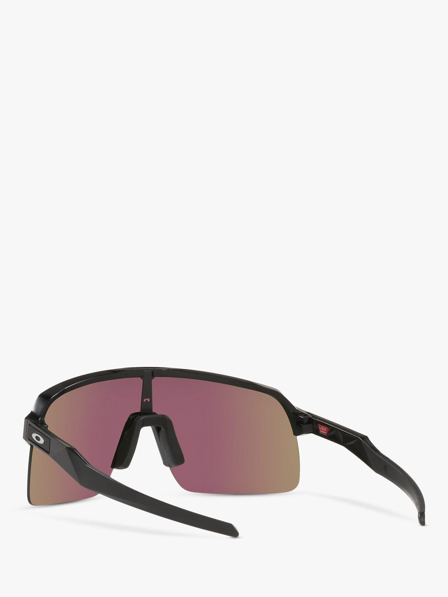 Oakley OO9463 Men's Sutro Lite Prizm Rectangular Sunglasses, Matte Black/Mirror Blue