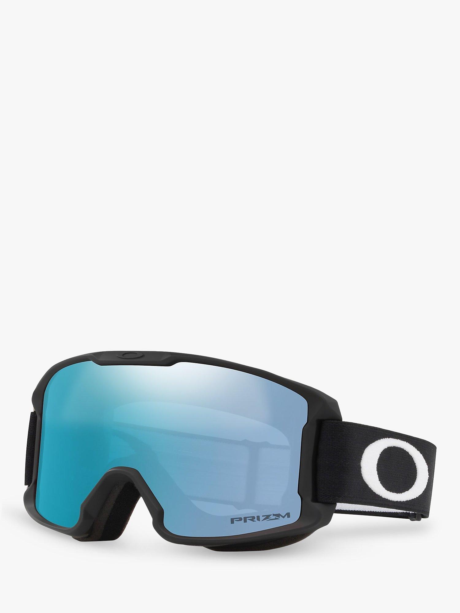 Oakley OO7095 Unisex Prizm Ski Goggles, Matte Black/Mirror Blue