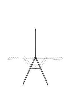 Brabantia HangOn Drying Rack with Centre Rod, 25m, Matte Black