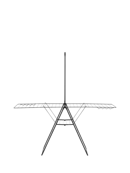 Brabantia HangOn Drying Rack with Centre Rod, 25m, Matte Black