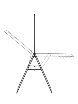 Brabantia HangOn Drying Rack with Centre Rod, 25m - view 2, Matte Black