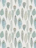 Voyage Samui Print Furnishing Fabric, Peacock