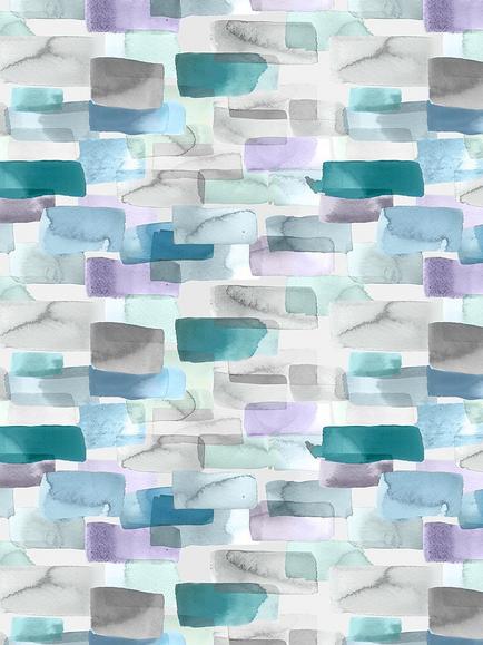 Voyage Kampala Furnishing Fabric, Ocean