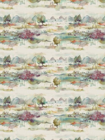 Voyage Heather Moors Furnishing Fabric - view 2, Linen