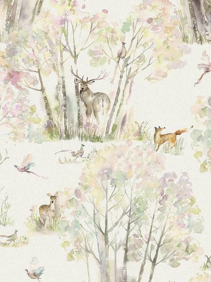 Voyage Enchanted Forest Furnishing Fabric, Linen