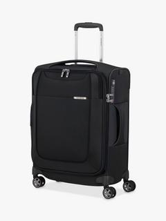 Samsonite D'lite 4-Wheel 55cm Expandable Cabin Case, Black