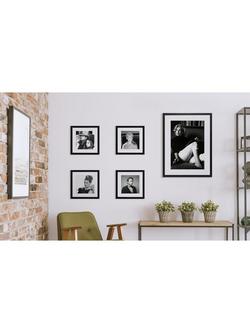 Brookpace Lascelles Robert Redford & Barbra Streisand Framed Photographic Print & Mount, 46 x 46cm, Black/White - view 2, Black/White