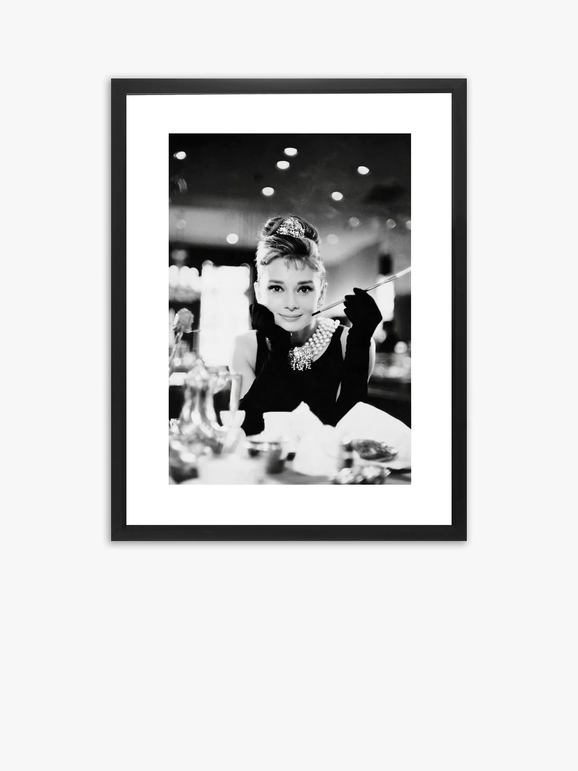 Breakfast at Tiffany's Audrey Large Framed shops Canvas Art Print