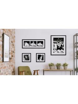 Brookpace Lascelles Audrey Hepburn 'Breakfast at Tiffany's' Framed Print & Mount, 86 x 66cm, Black/White - view 2, Black/White