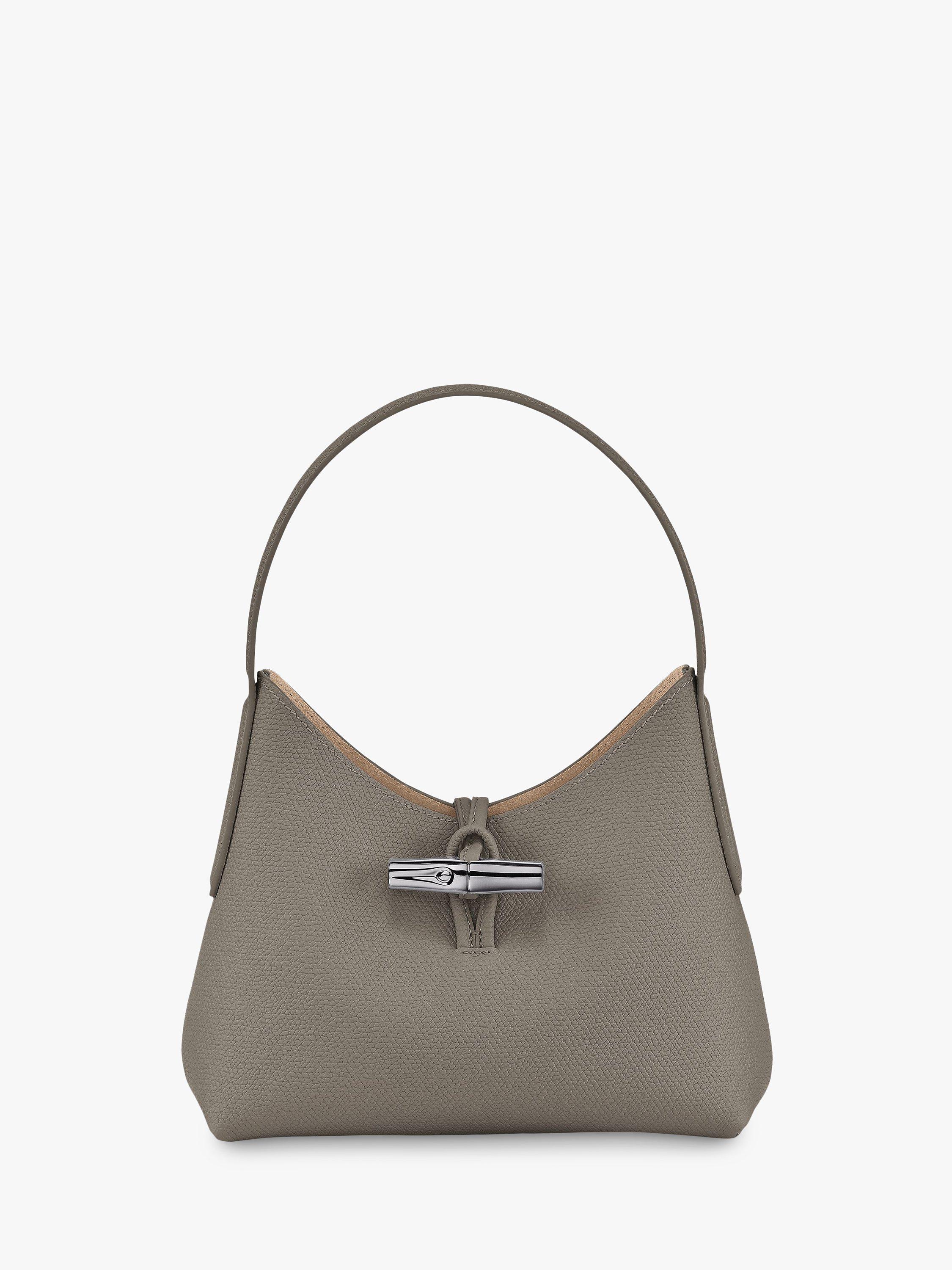 Longchamp Roseau Extra Small Leather Shoulder Bag, Turtle
