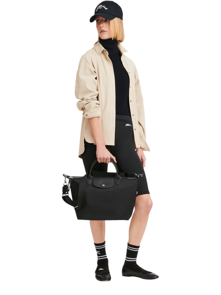 Longchamp Le Pliage Energy Large Top Handle Bag - view 2, Black
