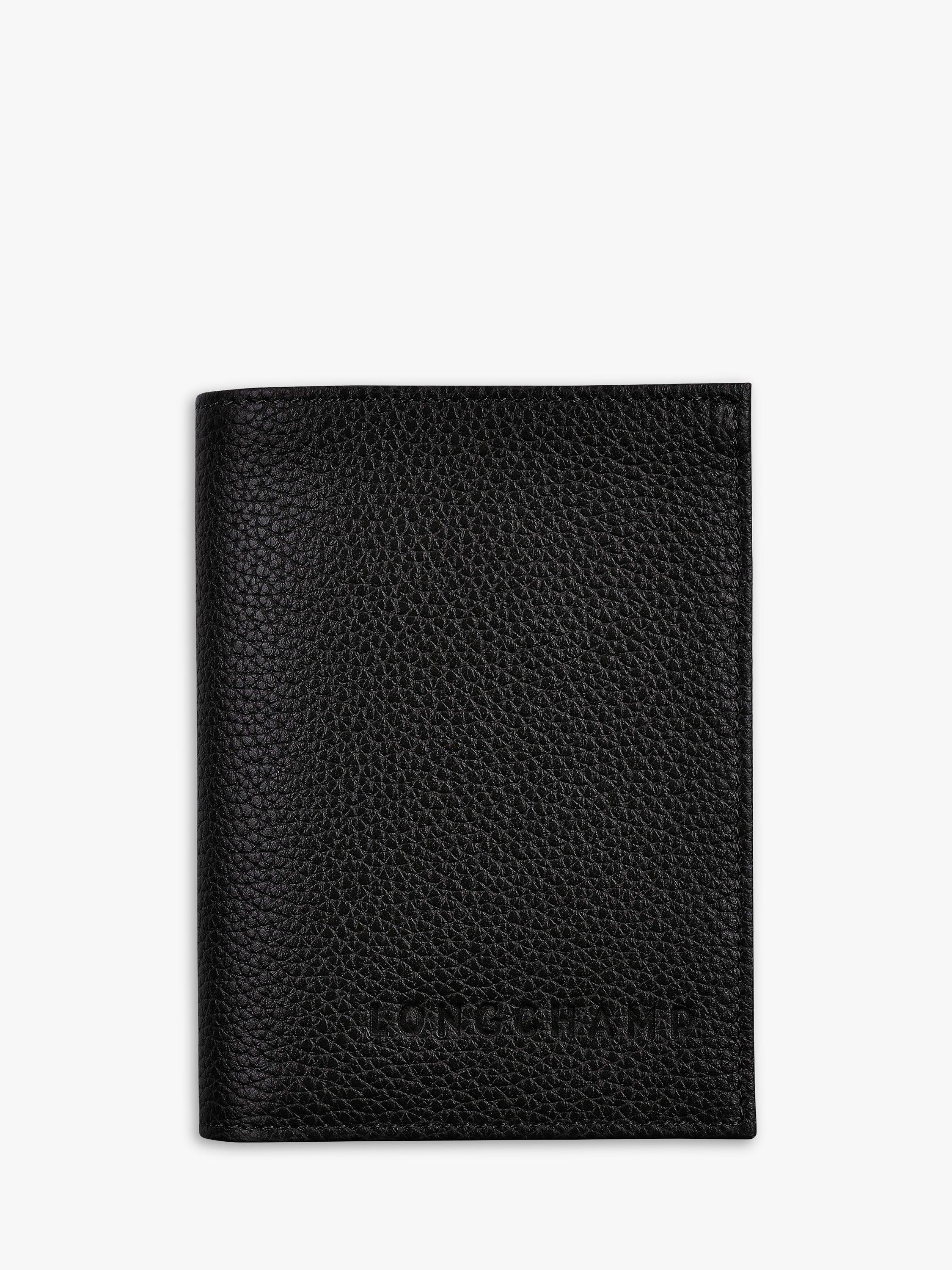 Longchamp Le Foulonné Leather Bi-Fold Card Holder