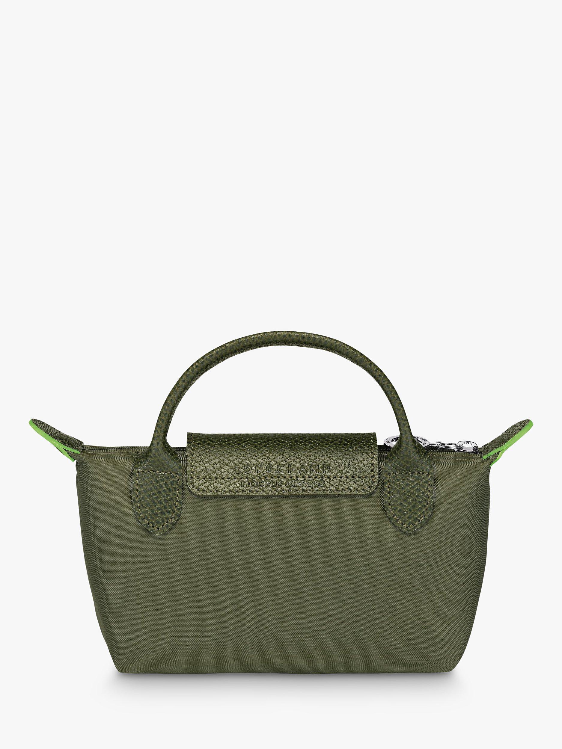 Longchamp Le Pliage Green Recycled Canvas Pouch