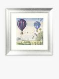 John Lewis Catherine Stephenson 'With Friends All Things Are Possible' Embellished Framed Print & Mount, 62 x 62cm, Blue/Multi